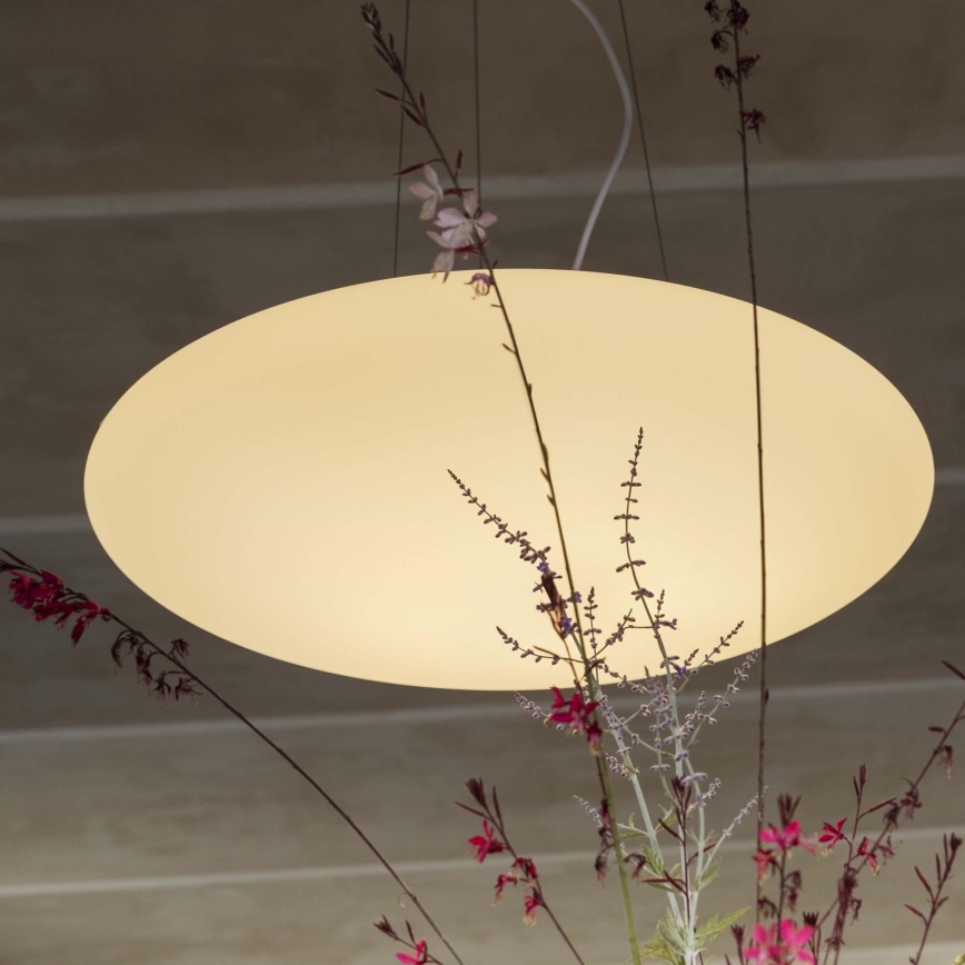 Ideal Lux - Lustră suspendată SMARTIES pe cablu, 3x E27/42W/230V, 50 cm, alb