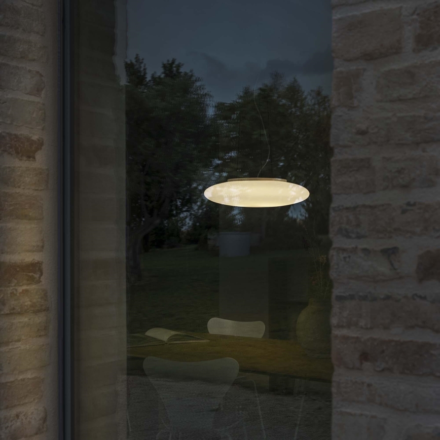 Ideal Lux - Lustră suspendată SMARTIES pe cablu, 3x E27/42W/230V, 50 cm, alb