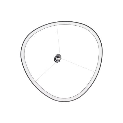 Ideal Lux - Lustru LED suspendat pe cablu GEMINI LED/47W/230V 2700K diam. 61 cm CRI 90 negru