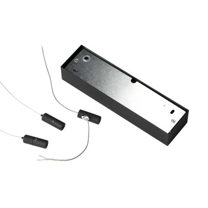 Ideal Lux - Lustră LED suspendată ORACLE SLIM, LED/37W/230V, 4000K, CRI 90, Ø 70 cm, negru