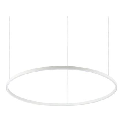 Ideal Lux - Lustră LED suspendată pe cablu ORACLE SLIM LED/53W/230V 2700K CRI 90 diam. 90 cm alb