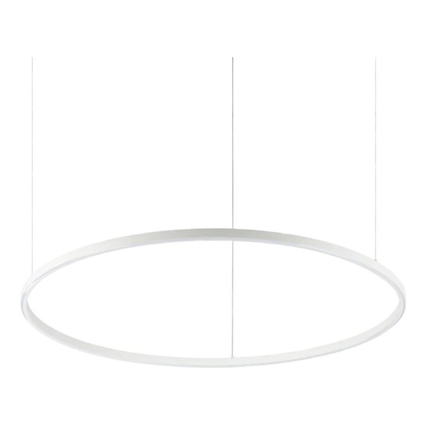 Ideal Lux - Lustră LED suspendată pe cablu ORACLE SLIM LED/53W/230V 2700K CRI 90 diam. 90 cm alb