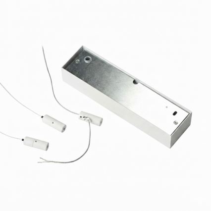 Ideal Lux - Lustră LED suspendată pe cablu ORACLE SLIM LED/53W/230V 2700K CRI 90 diam. 90 cm alb
