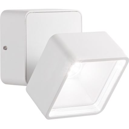 Ideal Lux OMEGA - Aplica LED de exterior 7W, 230V, CRI 90, IP54, alb