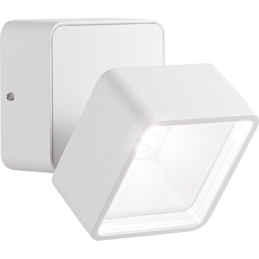 Ideal Lux OMEGA - Aplica LED de exterior 7W, 230V, CRI 90, IP54, alb