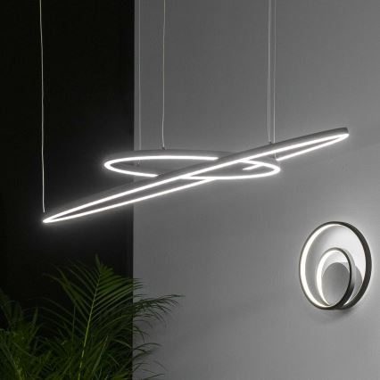 Ideal Lux - Lustra LED reglabilă suspendată pe cablu ORACLE SLIM LED/40W/230V 3000K CRI 90 Ø 70 cm negru