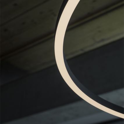 Ideal Lux - Lustra LED reglabilă suspendată pe cablu ORACLE SLIM LED/40W/230V 3000K CRI 90 Ø 70 cm negru