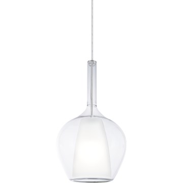 Ideal Lux - Pendul cu cablu KALIQUE, 1xE27/42W/230V, Ø 18 cm, transparent