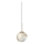 Ideal Lux - Pendul LED BLOOM pe cablu 1xG9/3W/230V Ø 11,5 cm auriu/bej fumuriu