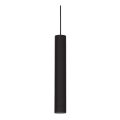 Ideal Lux - Pendul LED LOOK, 1x GU10/7W/230V, CRI 90, Ø 6 cm, negru