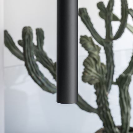 Ideal Lux - Pendul LED LOOK, 1x GU10/7W/230V, CRI 90, Ø 6 cm, negru