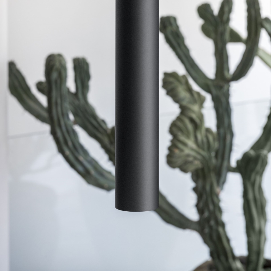 Ideal Lux - Pendul LED LOOK, 1x GU10/7W/230V, CRI 90, Ø 6 cm, negru