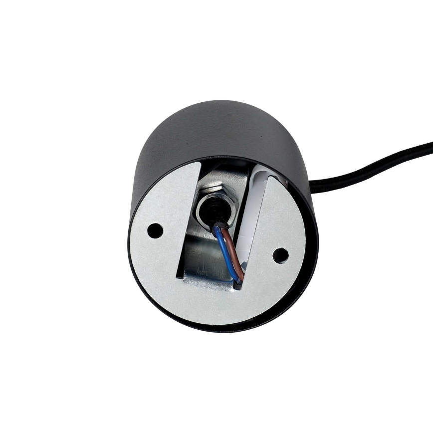 Ideal Lux - Pendul LED LOOK, 1x GU10/7W/230V, CRI 90, Ø 6 cm, negru