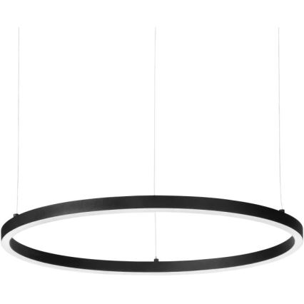 Ideal Lux - Lustră LED suspendată pe cablu ORACLE SLIM LED/37W/230V 2700K CRI 90 Ø 70 cm negru