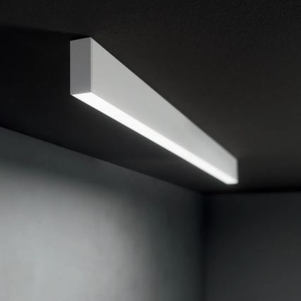 Ideal Lux - Pendul LED suspendat pe cablu LINUS LED/32W/230V 3000K CRI 90 120 cm alb