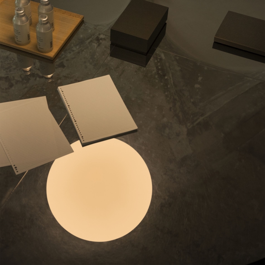 Ideal Lux - Pendul MAPA 1xE27/42W/230V Ø 40 cm alb