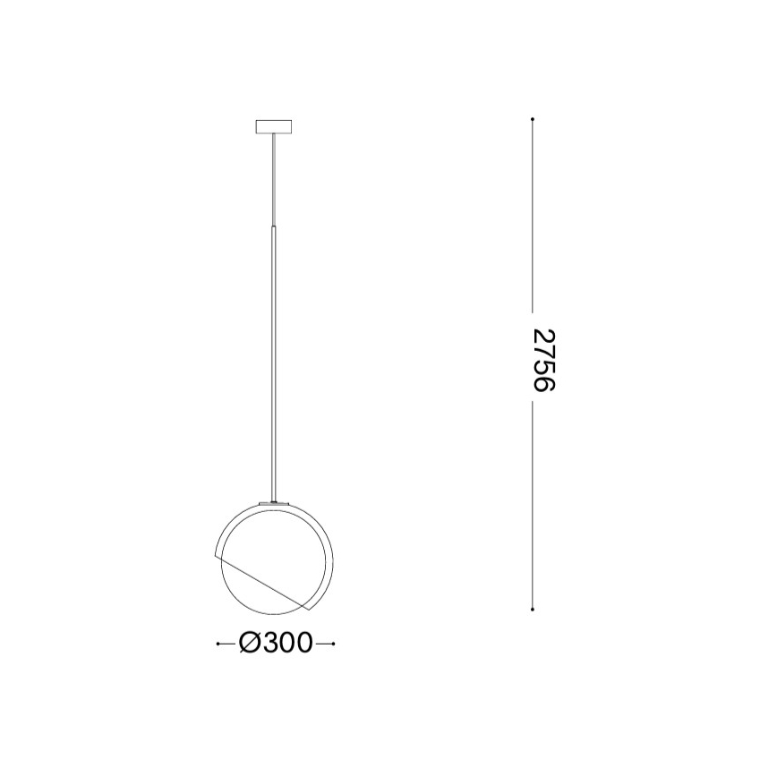 Ideal Lux - Lustru suspendat pe cablu BLOOM 1xE27/42W/230V Ø 30 cm auriu/bej fumuriu