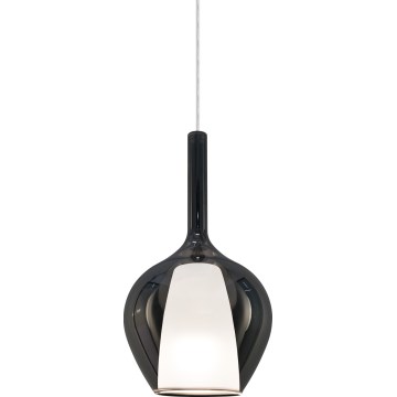 Ideal Lux - Pendul pe cablu KALIQUE 1xE27/42W/230V Ø 18 cm, fumuriu-negru