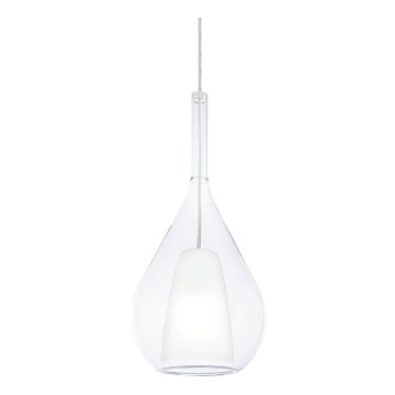 Ideal Lux - Pendul pe cablu KALIQUE 1xE27/42W/230V Ø 18 cm transparent