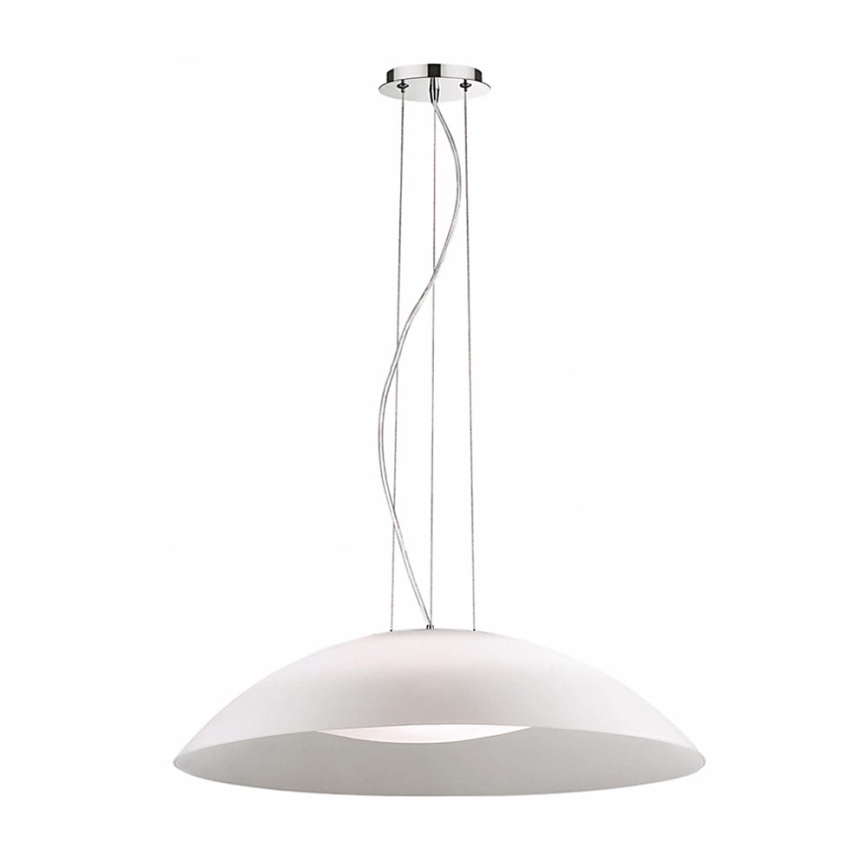 Ideal Lux - Pendul pe cablu LENA, 3xE27/60W/230V, Ø 64 cm, alb