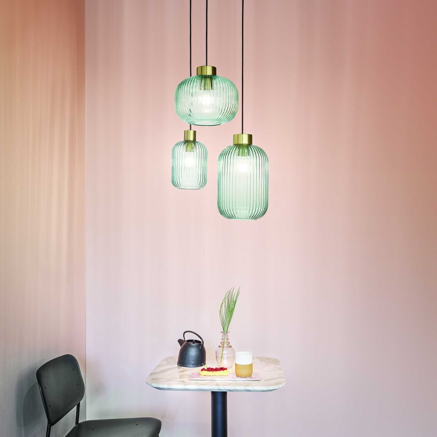 Ideal Lux - Pendul pe cablu MINT 1xE27/60W/230V Ø 14 cm, verde