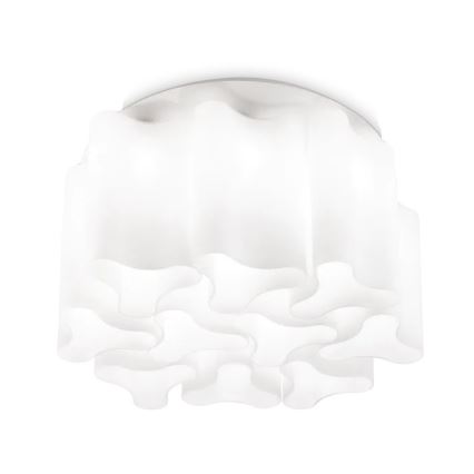 Ideal Lux - Plafonieră COMPO 10xE27/52W/230V Ø 73,5 cm alb
