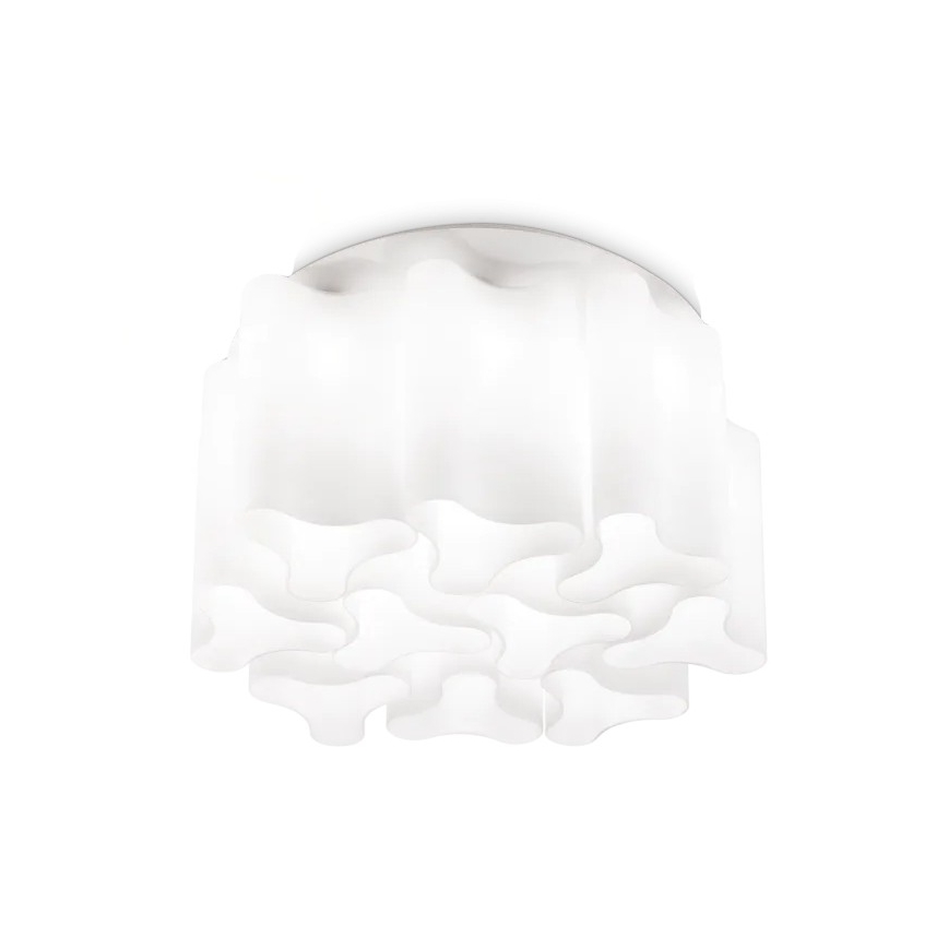 Ideal Lux - Plafonieră COMPO 10xE27/52W/230V Ø 73,5 cm alb