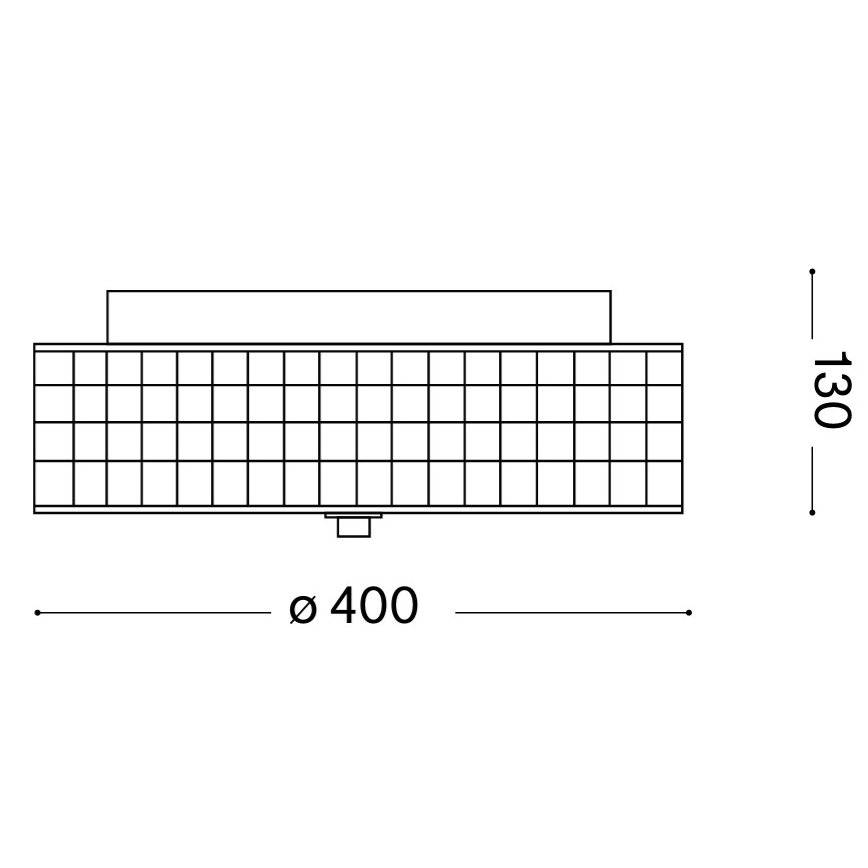Ideal lux - Plafoniera de cristal 6xG9/40W/230V