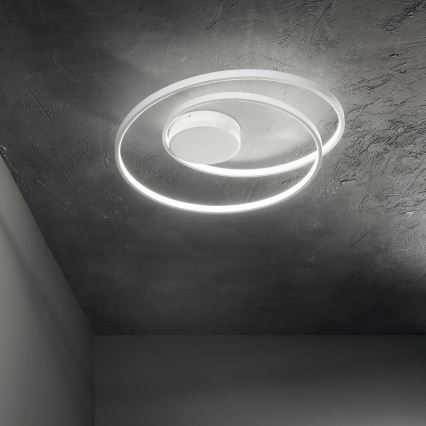 Ideal Lux - Plafonieră LED dimabilă OZ LED/48W/230V Ø 60 cm CRI 90 albă