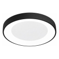Ideal Lux - Plafonieră LED PLANET, 20 W, 230 V, CRI 90, Ø 40 cm, neagră