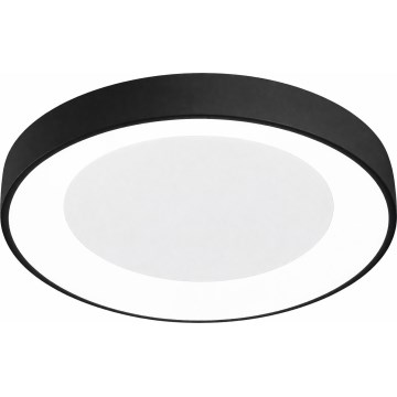 Ideal Lux - Plafonieră LED PLANET, 20 W, 230 V, CRI 90, Ø 40 cm, neagră