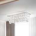 Ideal Lux - Plafonieră MARTINEZ 8xE14/40W/230V crom lucios