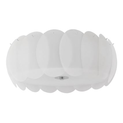 Ideal Lux - Plafonieră OVALINO 8xE27/60W/230V Ø 53,5 cm albă
