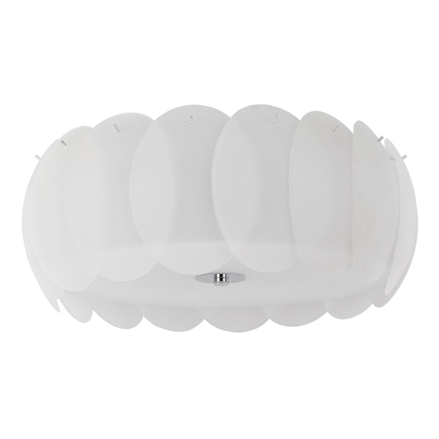 Ideal Lux - Plafonieră OVALINO 8xE27/60W/230V Ø 53,5 cm albă