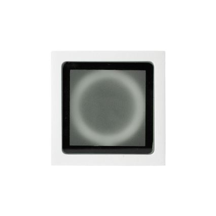 Ideal Lux - Spot de exterior TECHO 1xGU10/20W/230V 15x15 cm IP54 alb