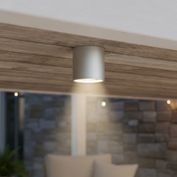 Ideal Lux - Spot exterior GUN, 1xGU10/28W/230V, Ø 11 cm, IP55, gri