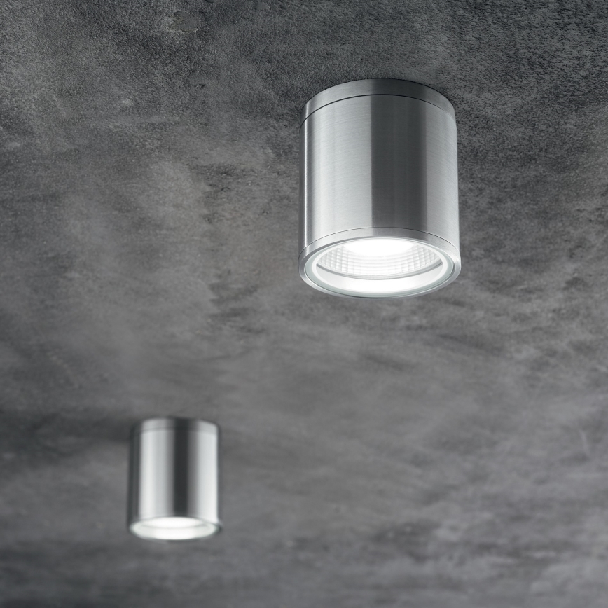 Ideal Lux - Spot exterior GUN, 1xGU10/28W/230V, Ø 11 cm, IP55, gri