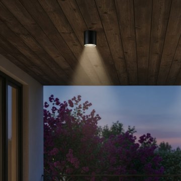 Ideal Lux - Spot exterior GUN 1xGU10/28W/230V Ø 11 cm IP55 negru