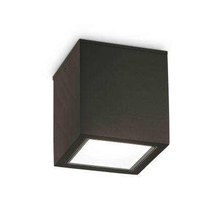 Ideal Lux - Spot exterior TECHO 1xGU10/20W/230V 15x15 cm IP54 negru