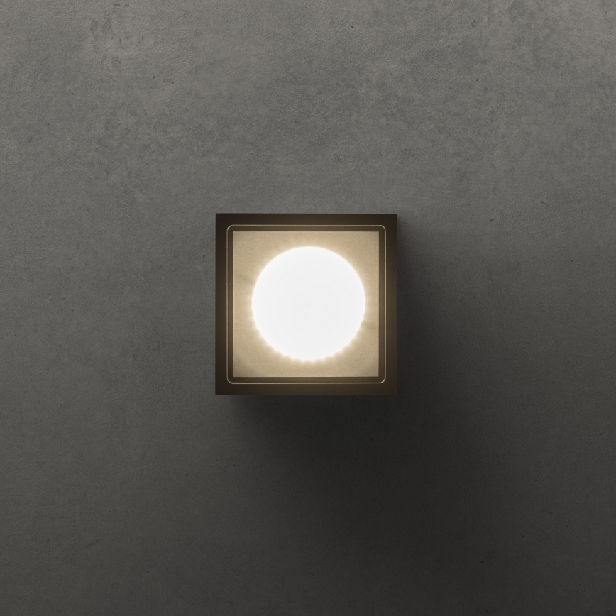 Ideal Lux - Spot exterior TECHO 1xGU10/20W/230V 9x9 cm IP54 negru