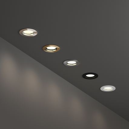 Ideal Lux - Spot încastrat de tavan 1xGU10/50W/230V, Ø 7,7 cm, crom lucios