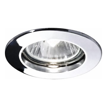 Ideal Lux - Spot încastrat JAZZ 1xGU10/50W/230V diam. 7,7 cm crom lucios