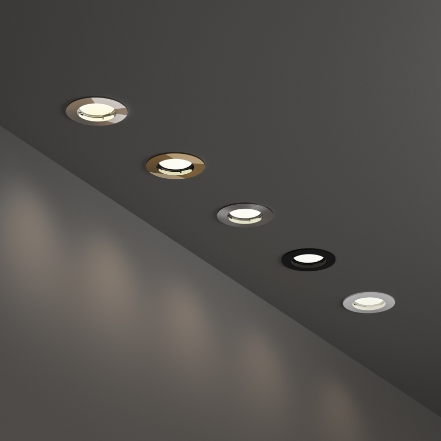 Ideal Lux - Spot încastrat JAZZ 1xGU10/50W/230V, Ø 7,7 cm, crom mat