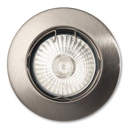 Ideal Lux - Spot încastrat JAZZ 1xGU10/50W/230V, Ø 7,7 cm, crom mat