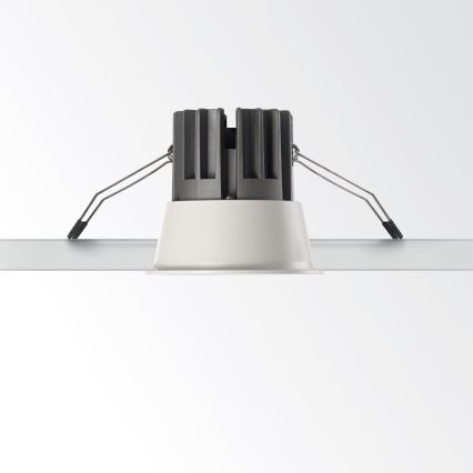 Ideal Lux GAME TRIM - Corp încastrat LED/11W/230V 3000K CRI 90 Ø 8,5 cm IP40 auriu/alb