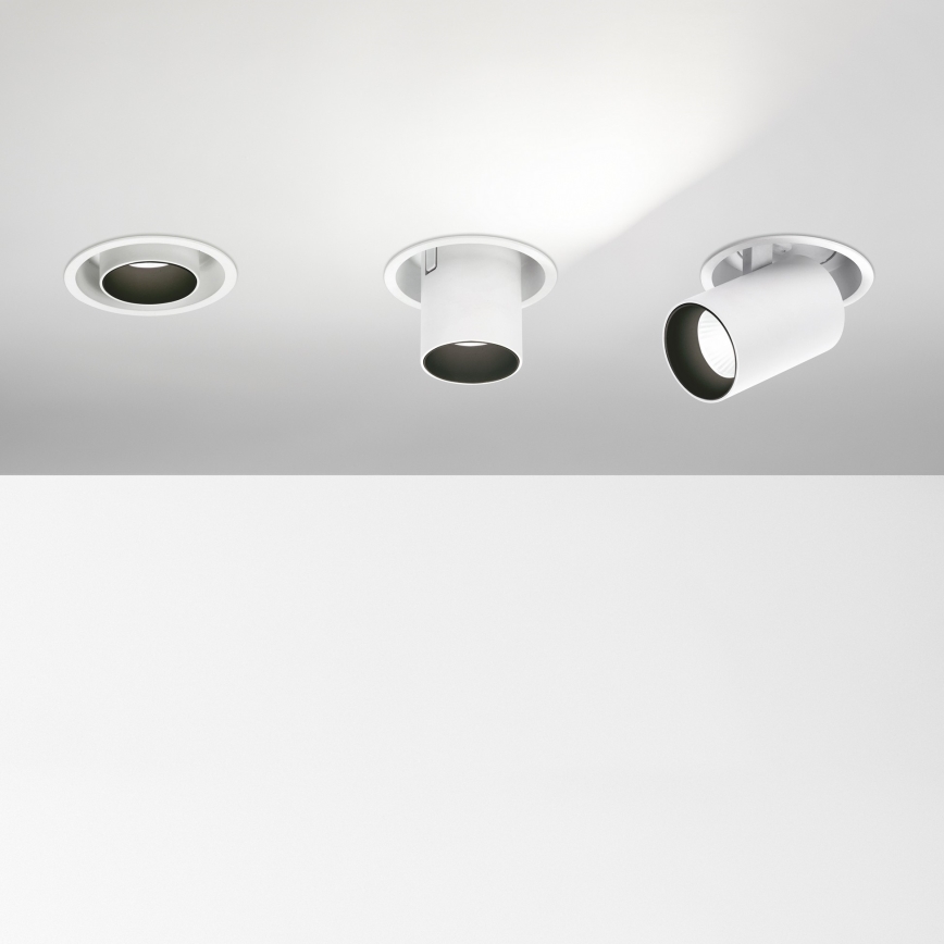 Ideal Lux - Spot încastrat LED NOVA, 12 W, 230 V, 4000 K, CRI 90, Ø 10 cm, alb