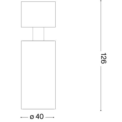 Ideal Lux - Spot LED DYNAMITE 1xGU10/7W/230V CRI 90, alamă