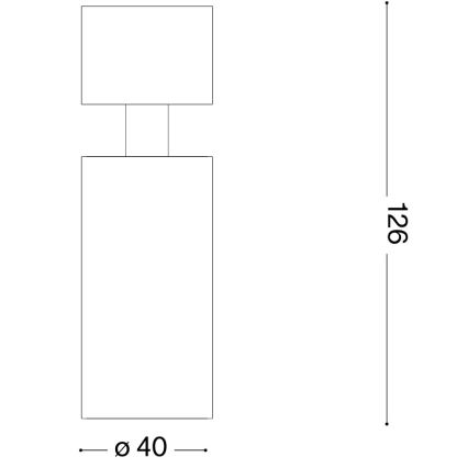 Ideal Lux - Spot LED DYNAMITE 1xGU10/7W/230V CRI 90 negru