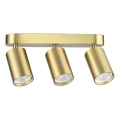 Ideal Lux - Spot LED DYNAMITE 3x GU10/7W/230V CRI 90 alamă