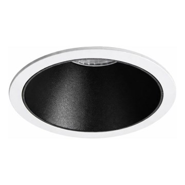 Ideal Lux - Spot LED încastrat GAME TRIM, 11W, 230V, 3000K, CRI 90, Ø 8,5 cm, IP40, negru/alb